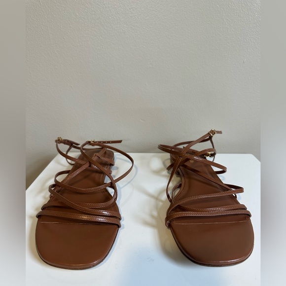 Larroude Naomi Strappy Leather Sandals - Picture 3 of 10